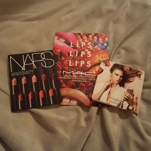 NARS Mac Yves Saint Laurent sample card lip bundle